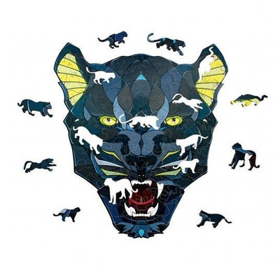 102pc Wooden Puzzle - Panther - Chic Petit