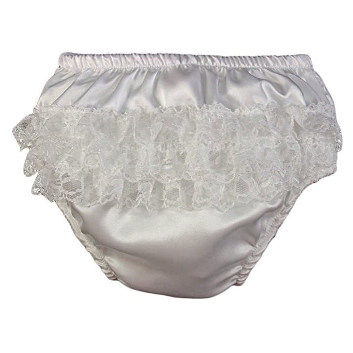 Cream Satin Frilly Knickers – Chic Petit