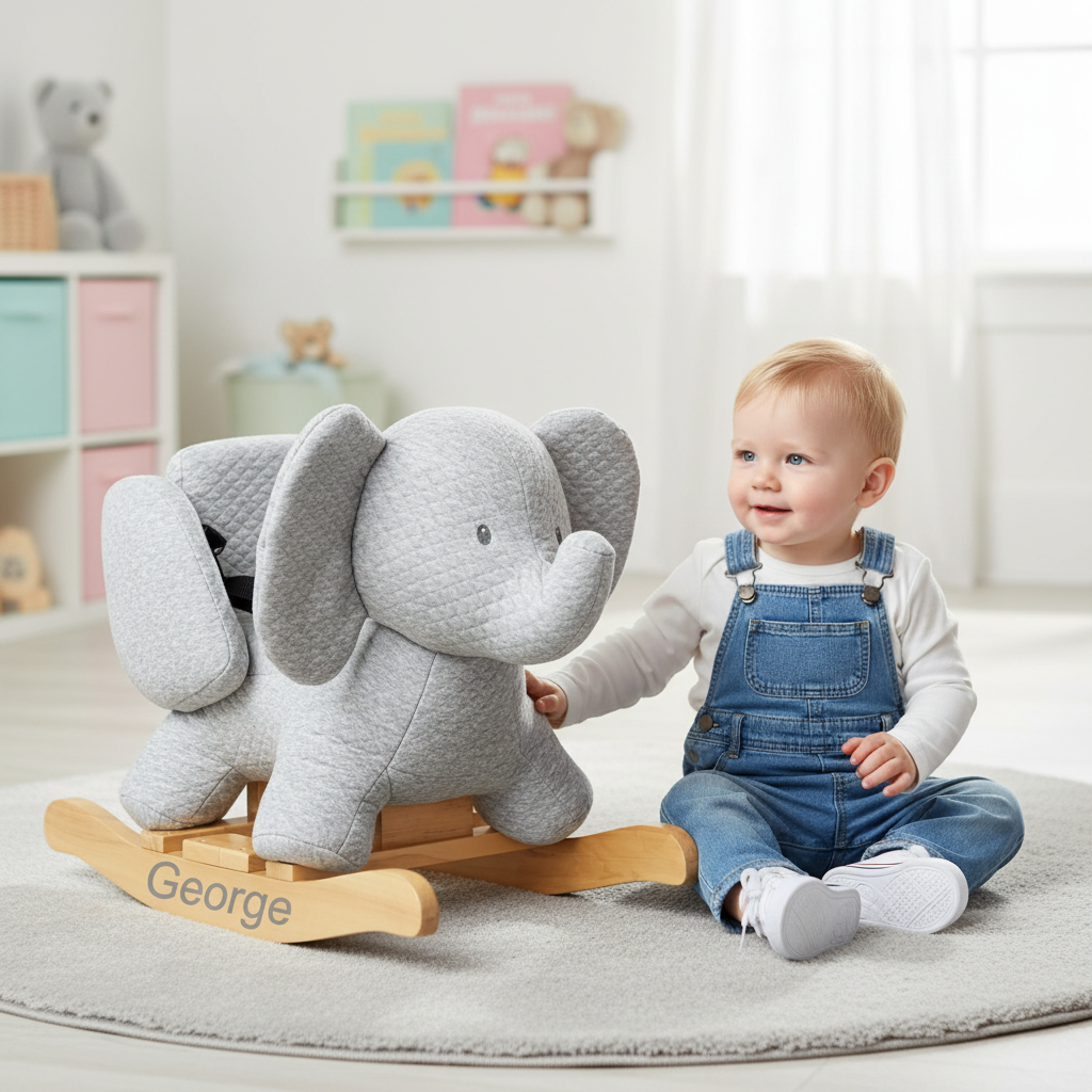 Personalised Animal Rocker - Tembo Elephant