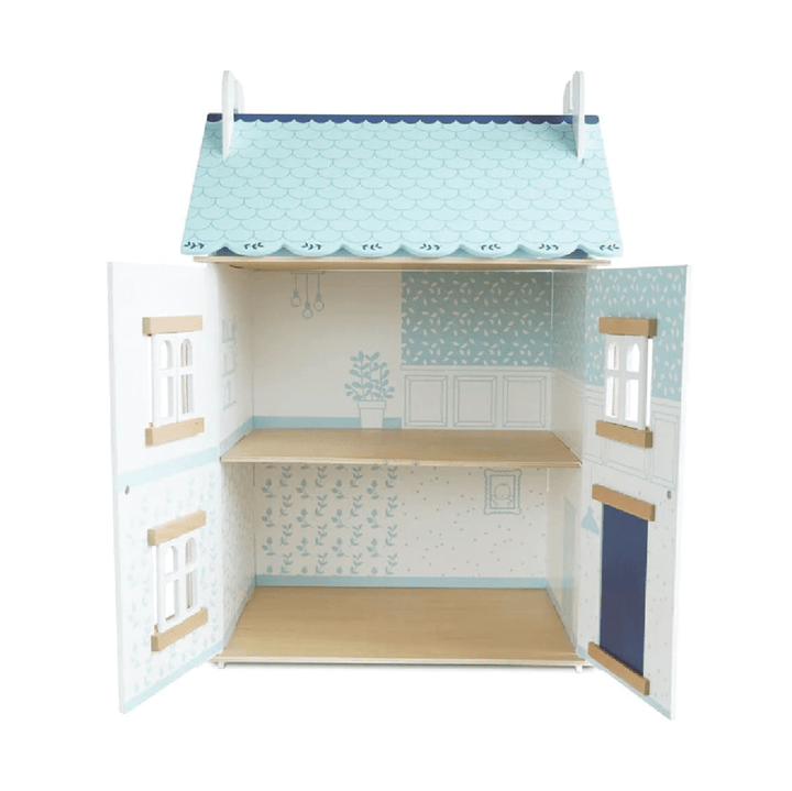 Bluebelle Wooden Dolls House with Optional Furniture Set and Family - Chic Petit