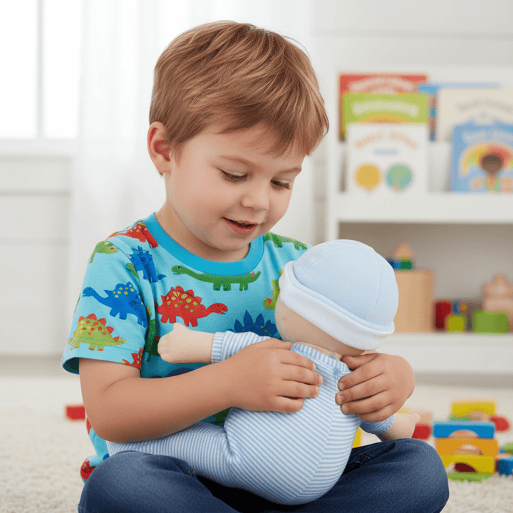Bonikka Cherub Baby Boy in Blue - Chic Petit