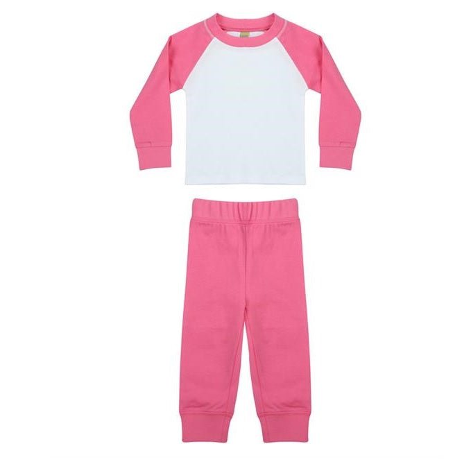 Candyfloss Pink and White Pyjamas - Why Not Personalise Me! - Chic Petit