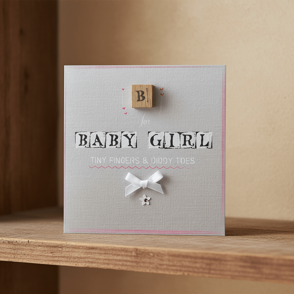 Christening Baby Girl - Congratulations - Chic Petit