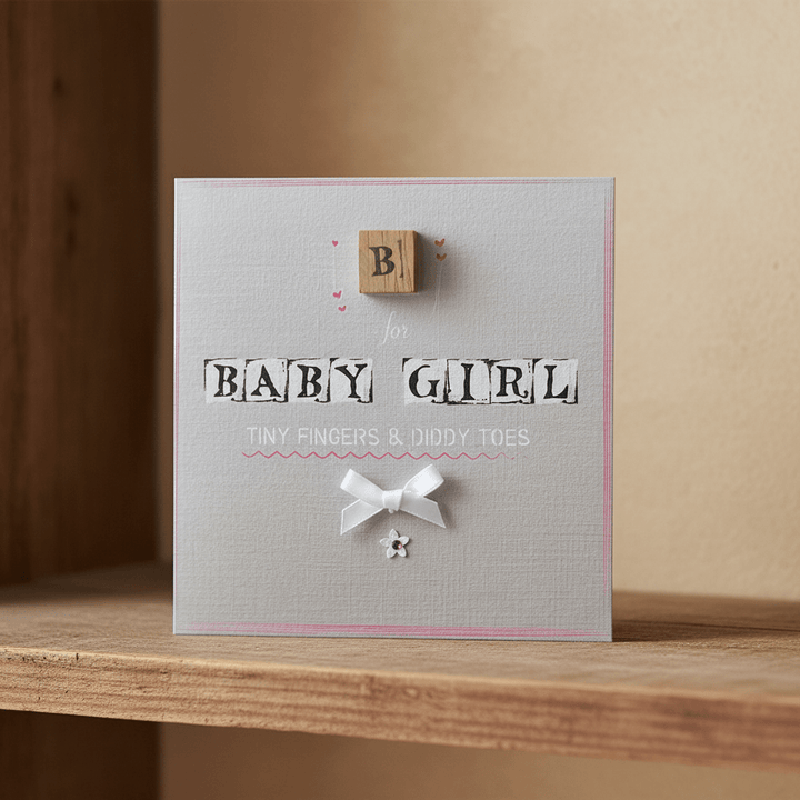Christening Baby Girl - Congratulations - Chic Petit