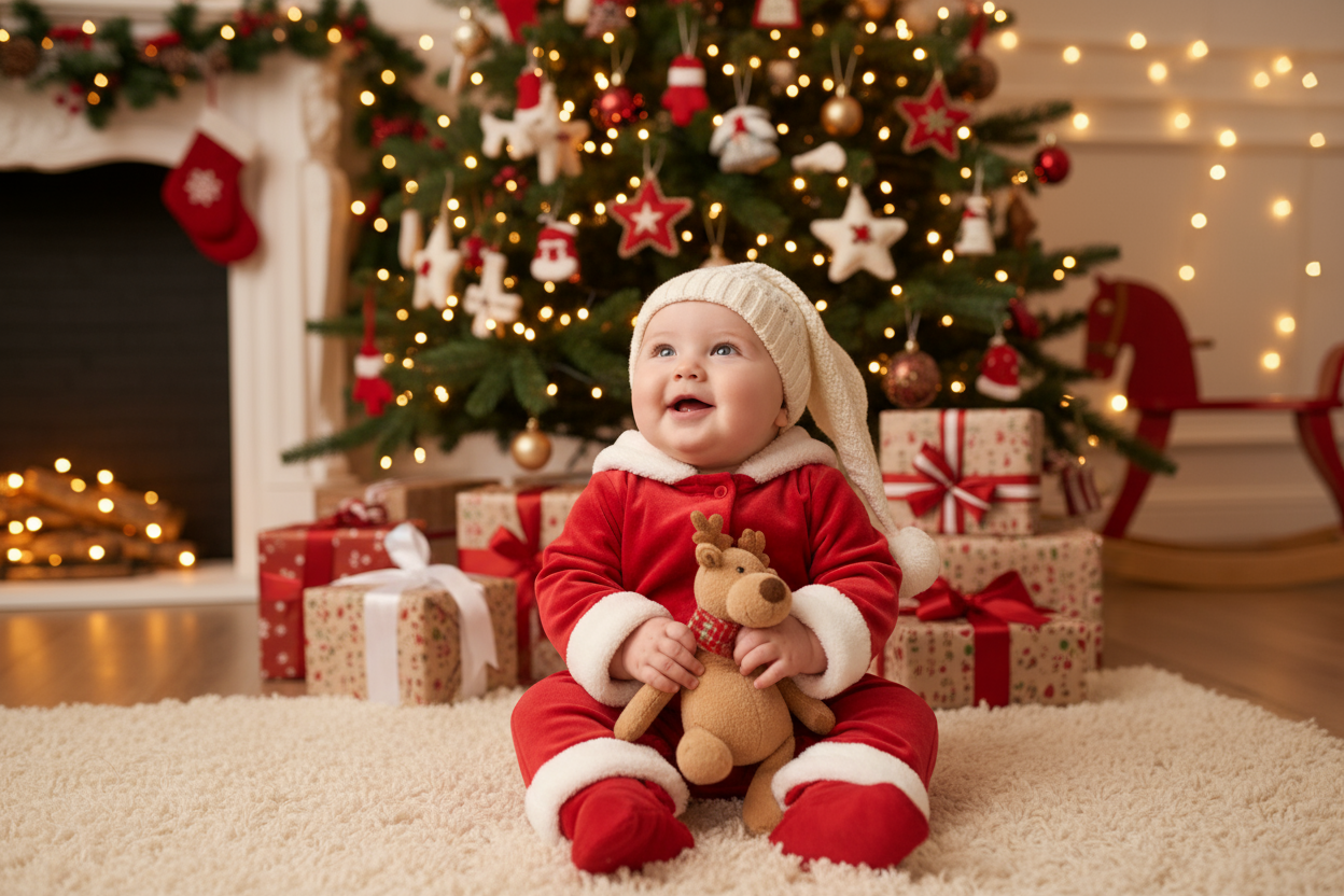 Christmas and baby