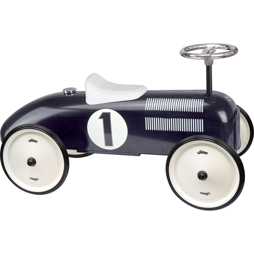 Classic Metal Ride On Racing or Police Car - Chic Petit