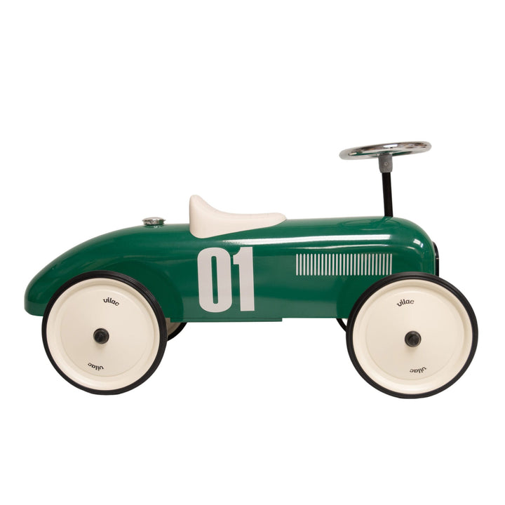 Classic Metal Ride On Racing or Police Car - Chic Petit
