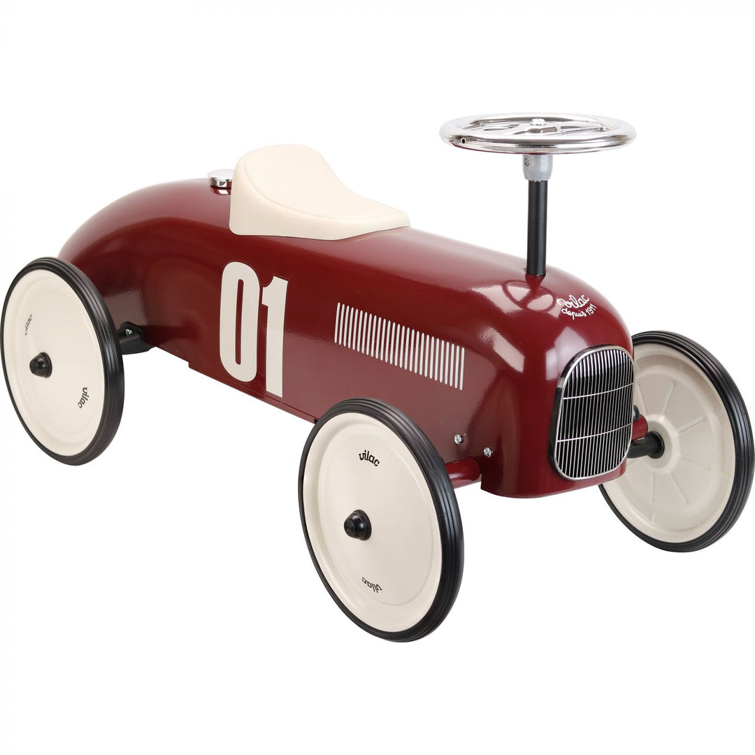 Classic Metal Ride On Racing or Police Car - Chic Petit