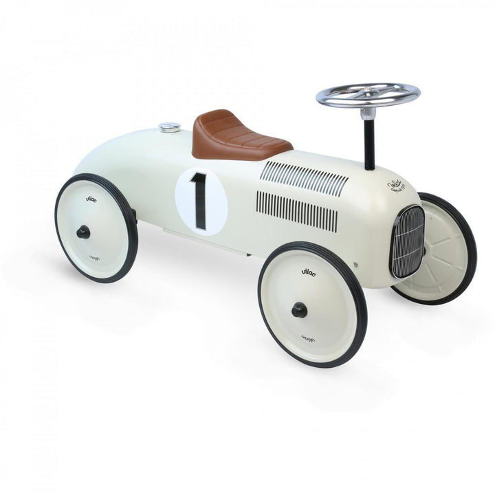 Classic Metal Ride On Racing or Police Car - Chic Petit