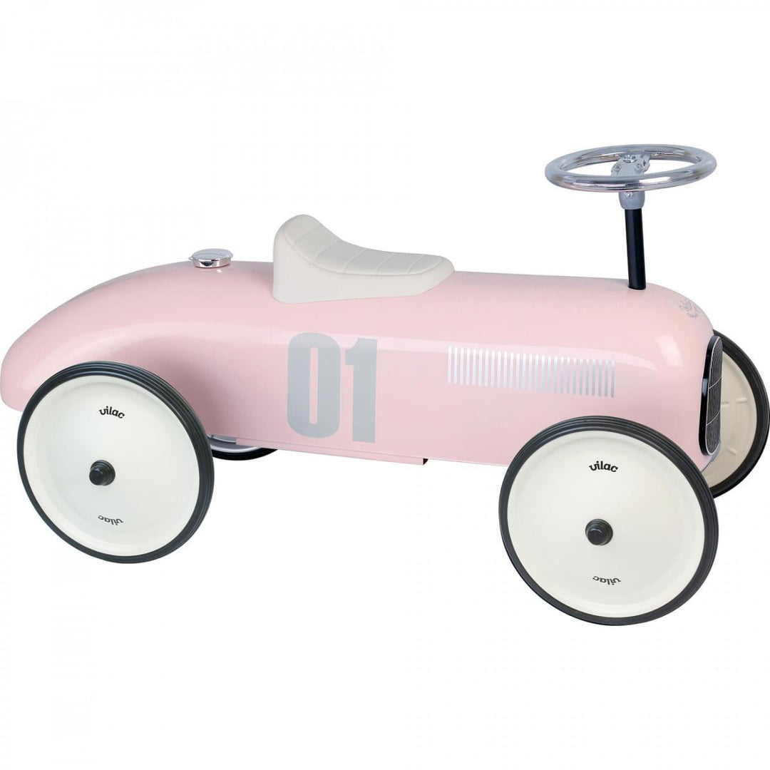 Classic Metal Ride On Racing or Police Car - Chic Petit