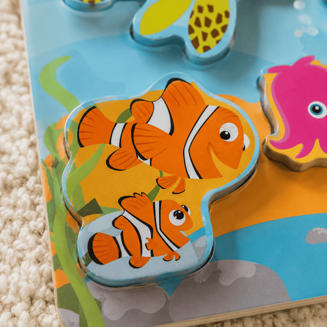 Disney Baby - Finding Nemo Chunky Wooden Puzzle - Chic Petit