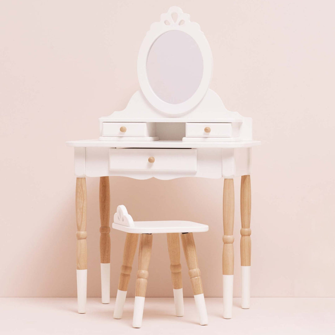 Dressing - Up Vanity Table & Stool - Chic Petit