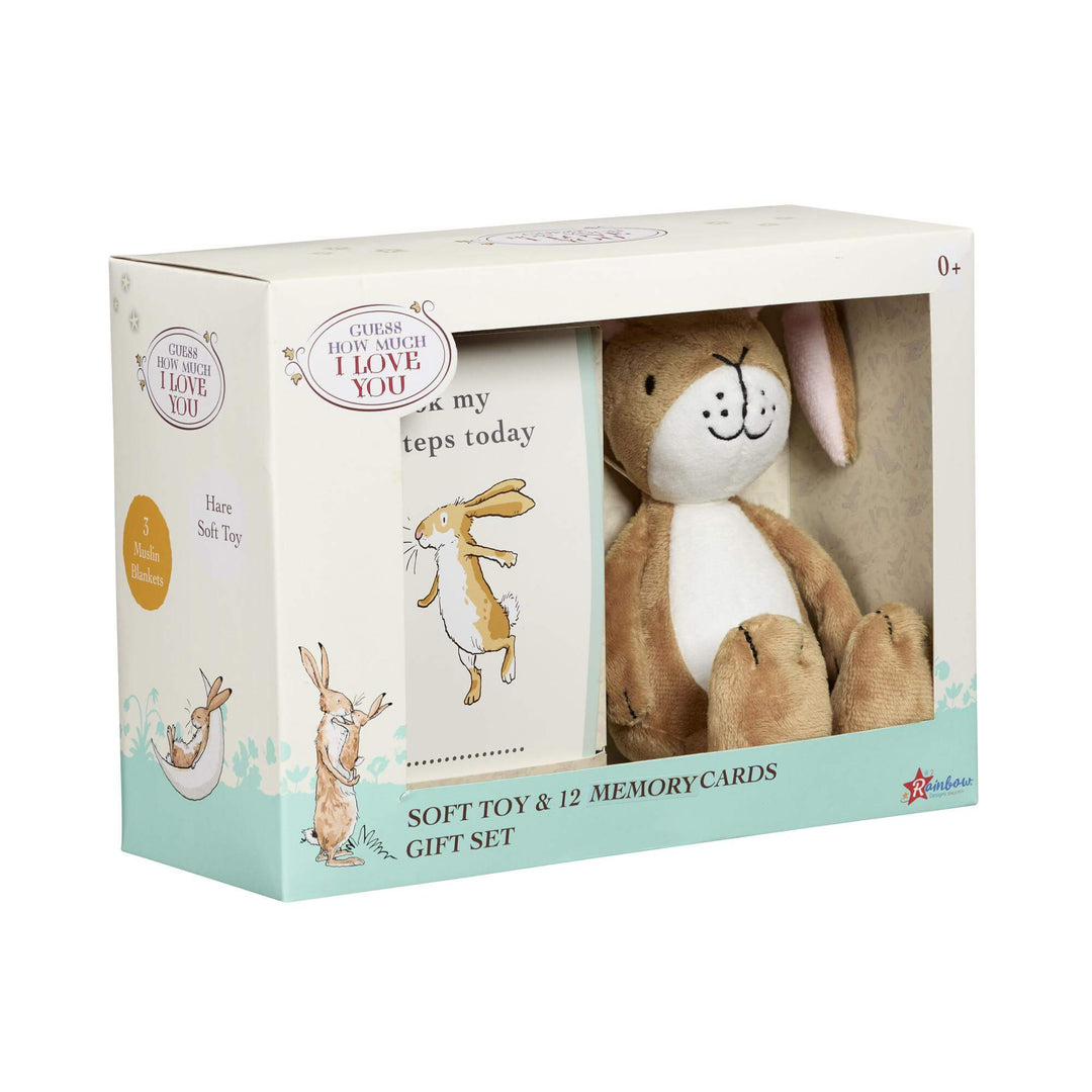 Guess How Much I Love You Soft Toy With Milestone Cards - Chic Petit
