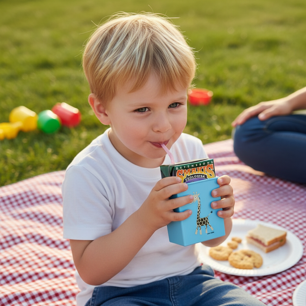 Juice Box Holder - Turquoise - Chic Petit