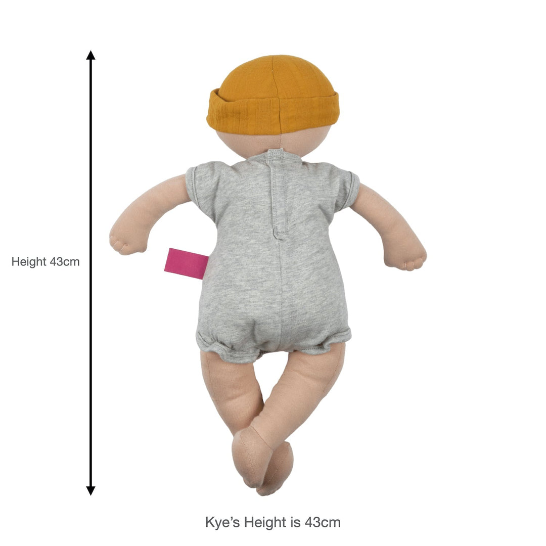 Kye - Organic Baby Boy Soft Doll - Chic Petit