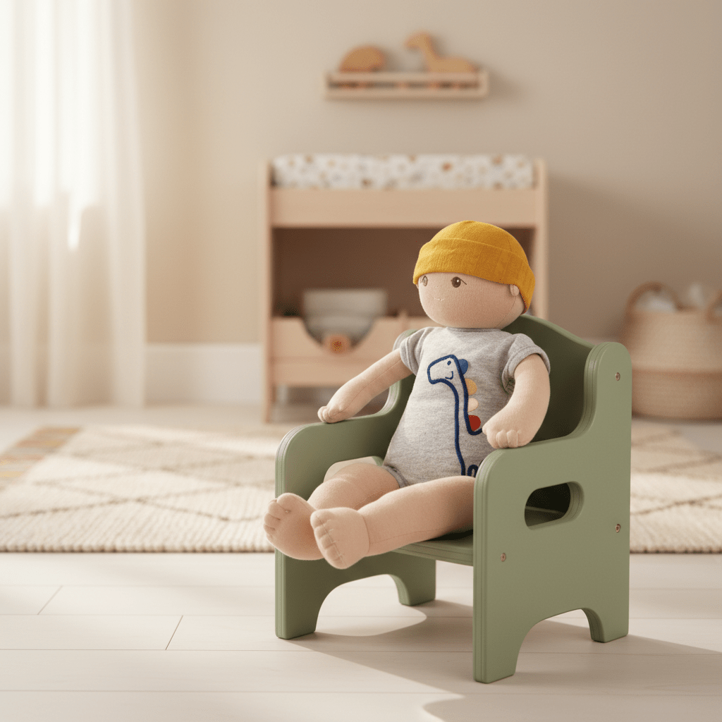 Kye - Organic Baby Boy Soft Doll - Chic Petit