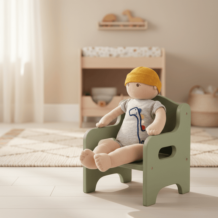 Kye - Organic Baby Boy Soft Doll - Chic Petit