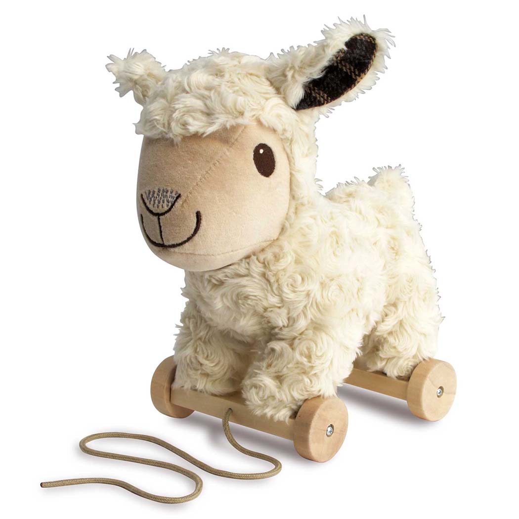 Lambert Lamb Pull Along Toy - Chic Petit