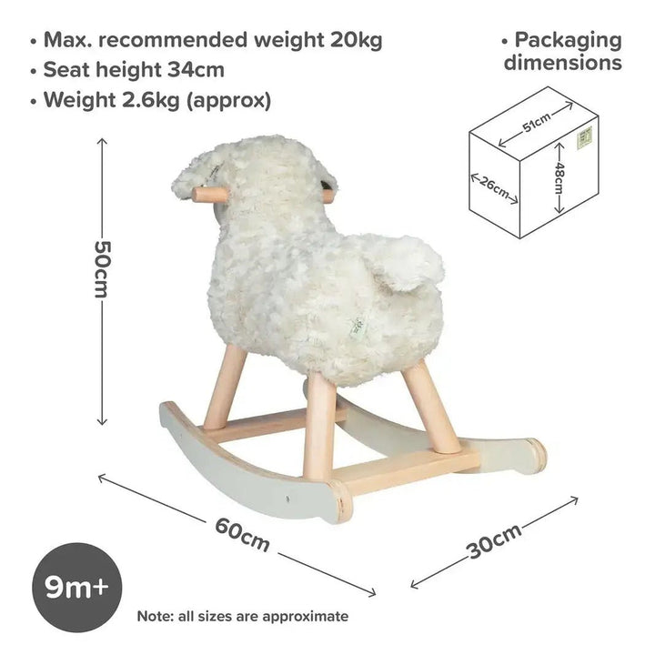 Lambert the Rocking Sheep (9m+) - Chic Petit