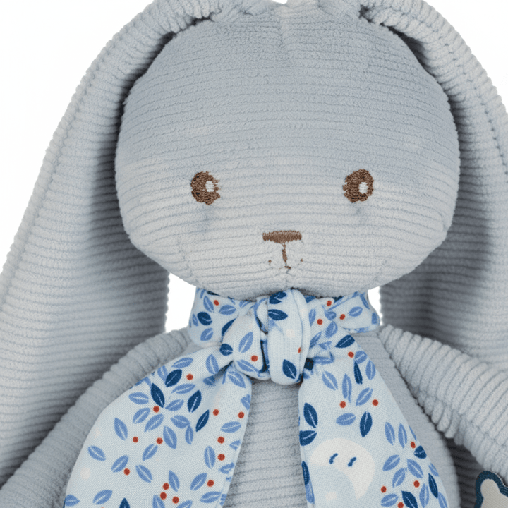 Lapinoo Small Soft Toy Rabbit 25cm - Blue - Chic Petit