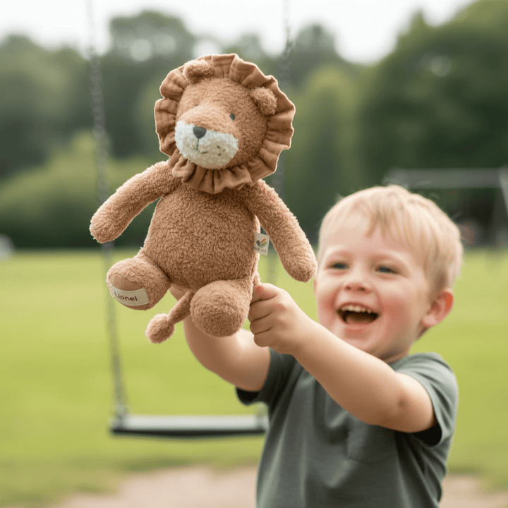 Lionel the Lion Organic Soft Toy - Chic Petit