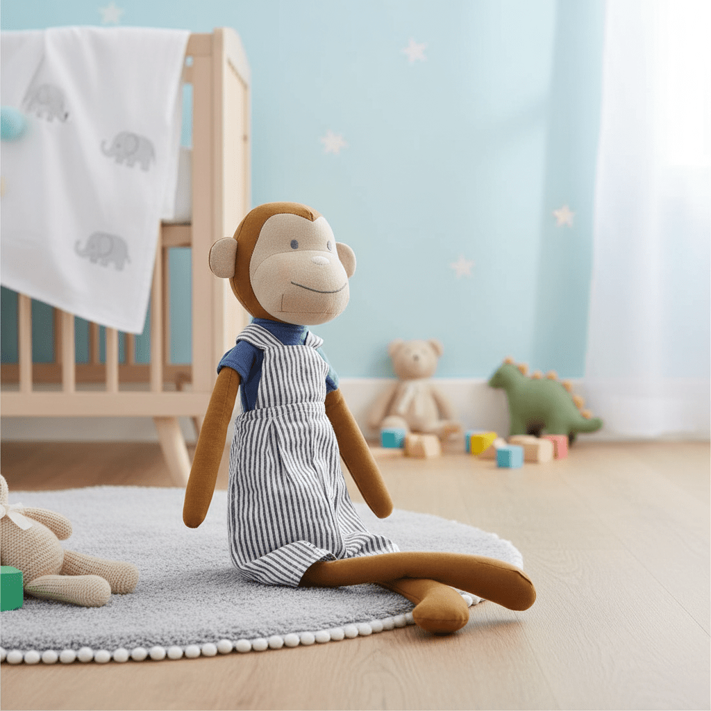Mateo the Monkey Soft Toy - Chic Petit