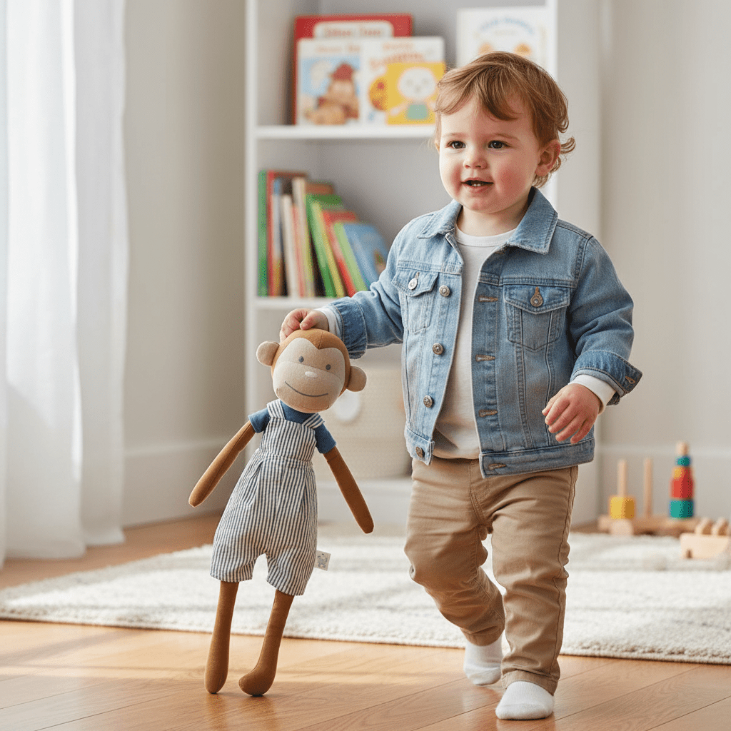 Mateo the Monkey Soft Toy - Chic Petit