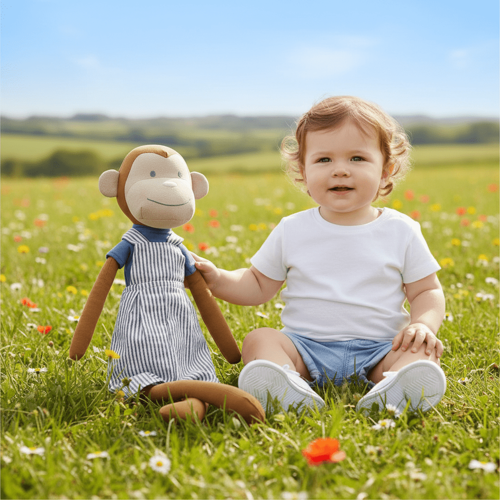 Mateo the Monkey Soft Toy - Chic Petit