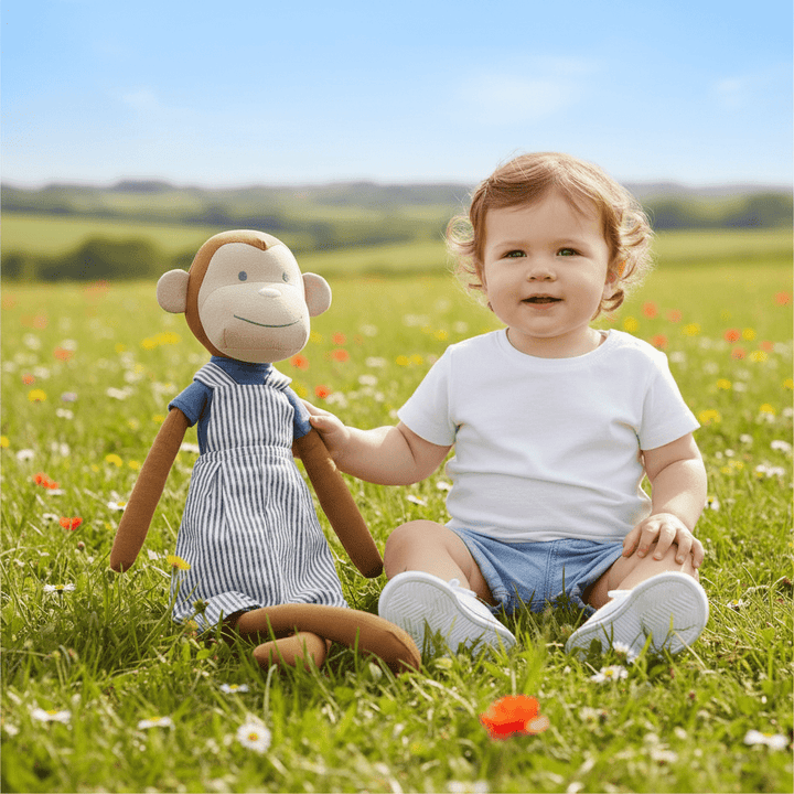 Mateo the Monkey Soft Toy - Chic Petit