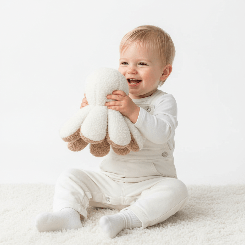 Nattou Teddy Octopus Soft Toy - Chic Petit