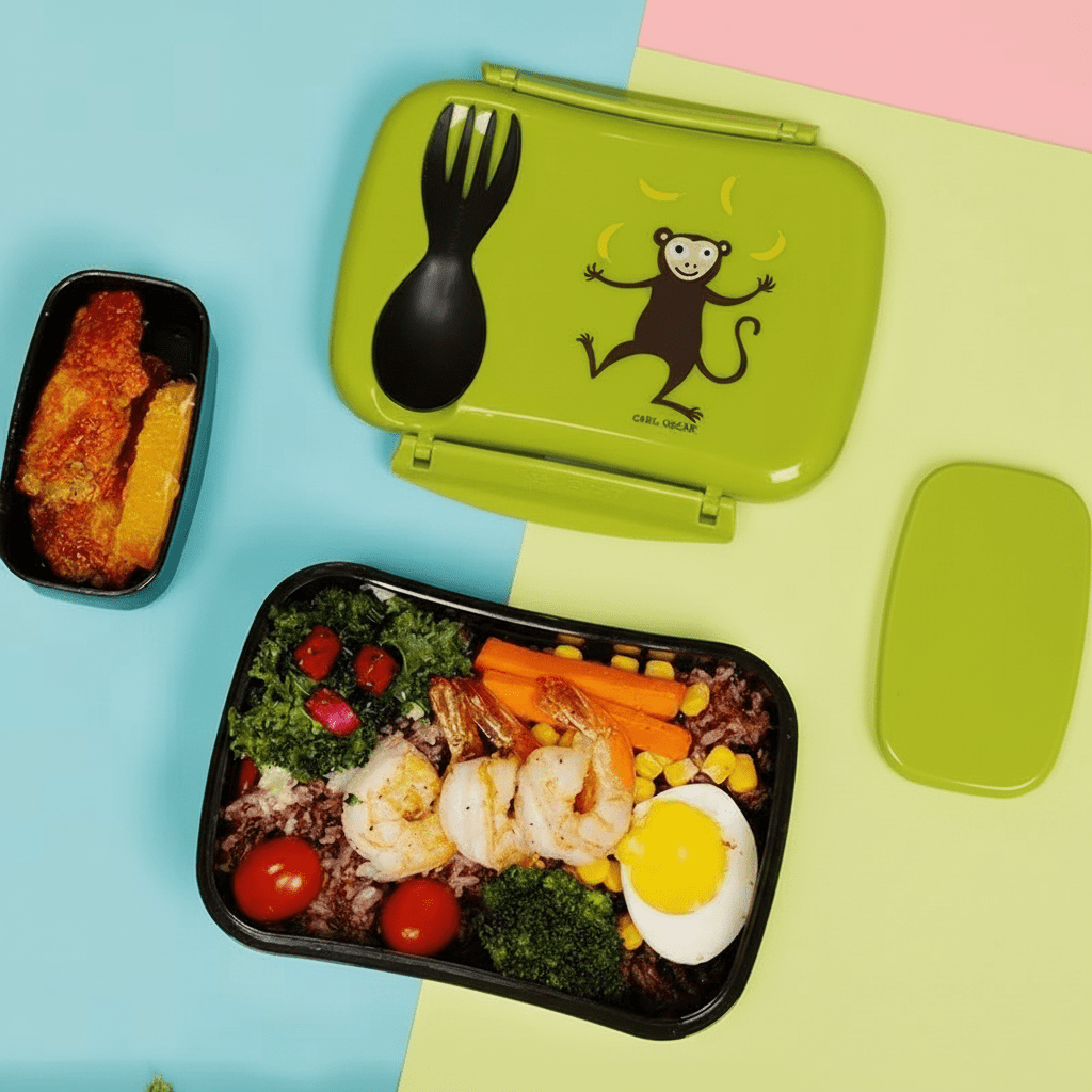 N'ice Box Kids Lunch Box with Cooling Pack - Lime - Chic Petit