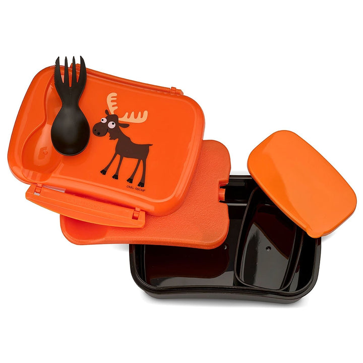 N'ice Box Kids Lunch Box with Cooling Pack - Orange - Chic Petit