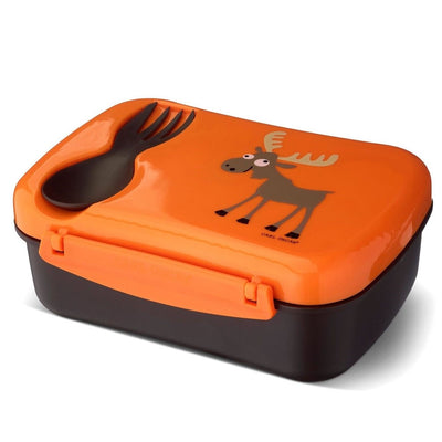 N'ice Box Kids Lunch Box with Cooling Pack - Orange - Chic Petit
