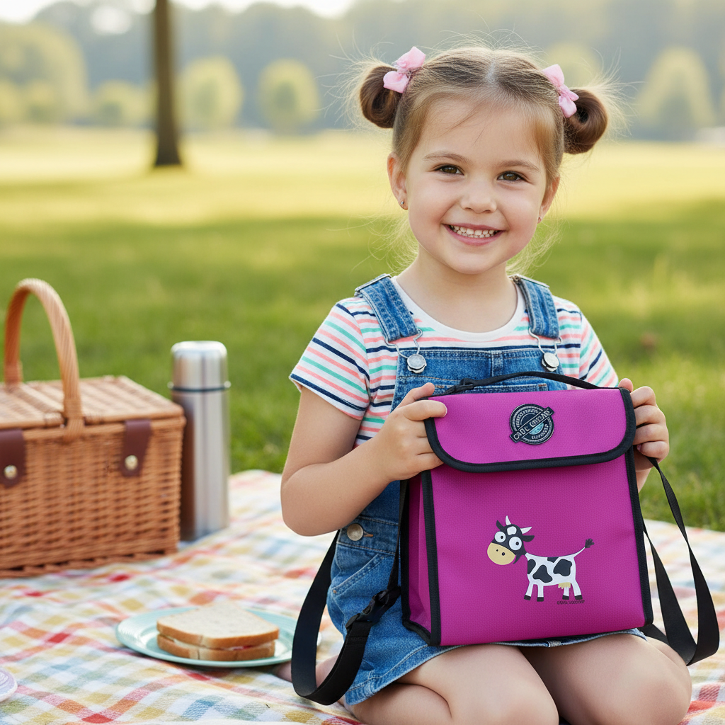Pack N' Snack™ Cooler Lunch Bag 5 L - Purple - Chic Petit