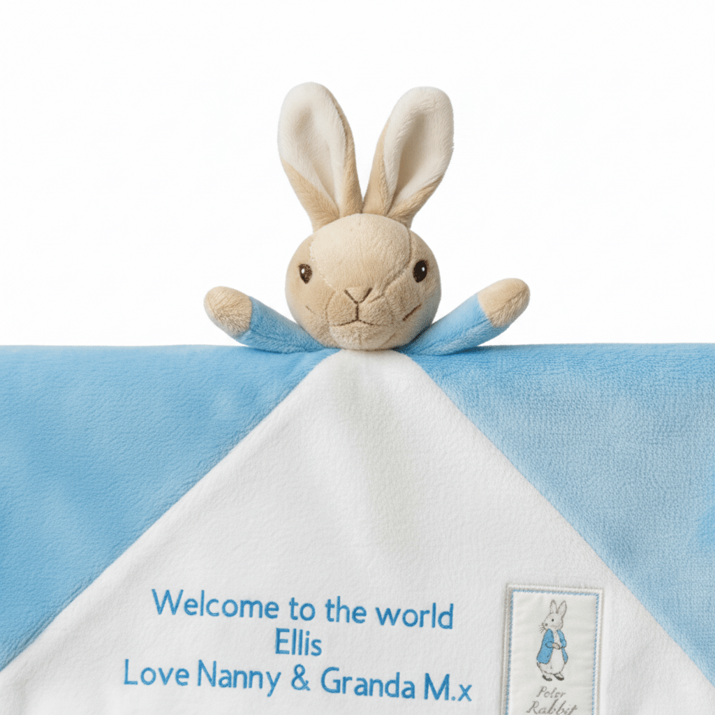 Personalised Beatrix Potter's Peter Rabbit Comfort Blanket - Chic Petit