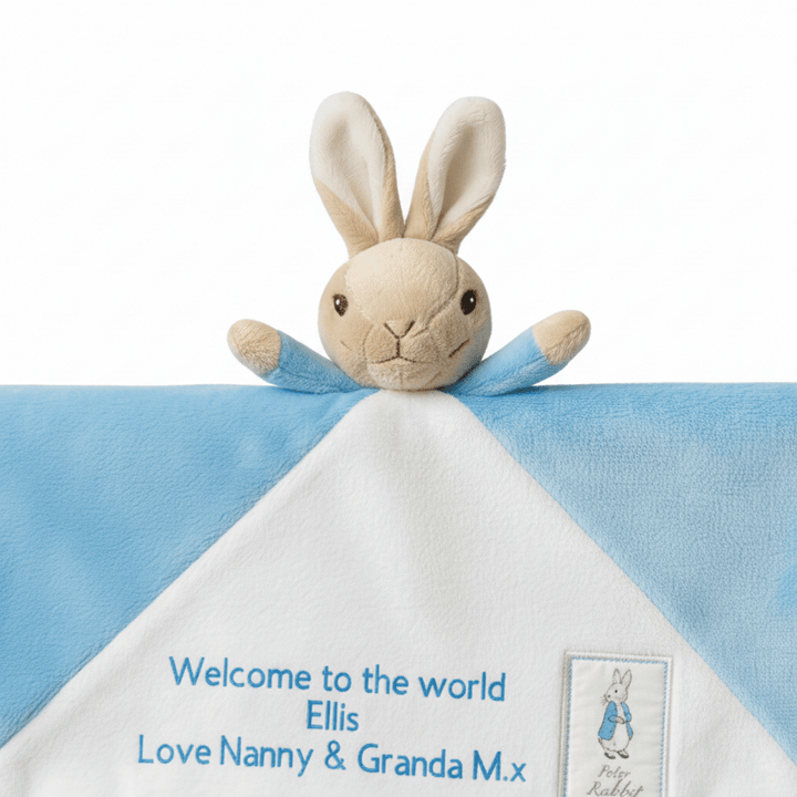 Personalised Beatrix Potter's Peter Rabbit Comfort Blanket - Chic Petit