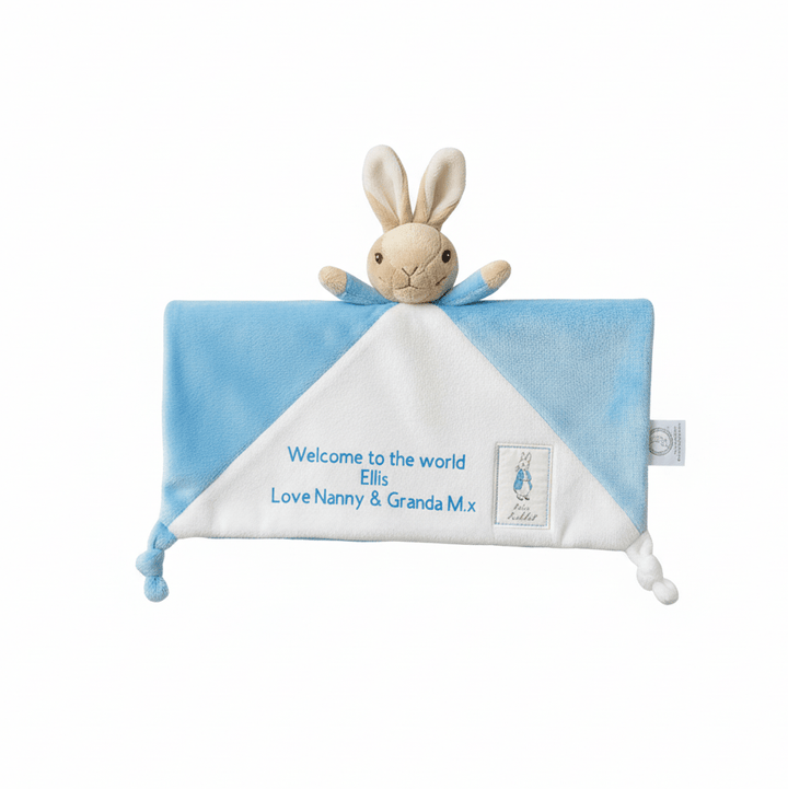 Personalised Beatrix Potter's Peter Rabbit Comfort Blanket - Chic Petit