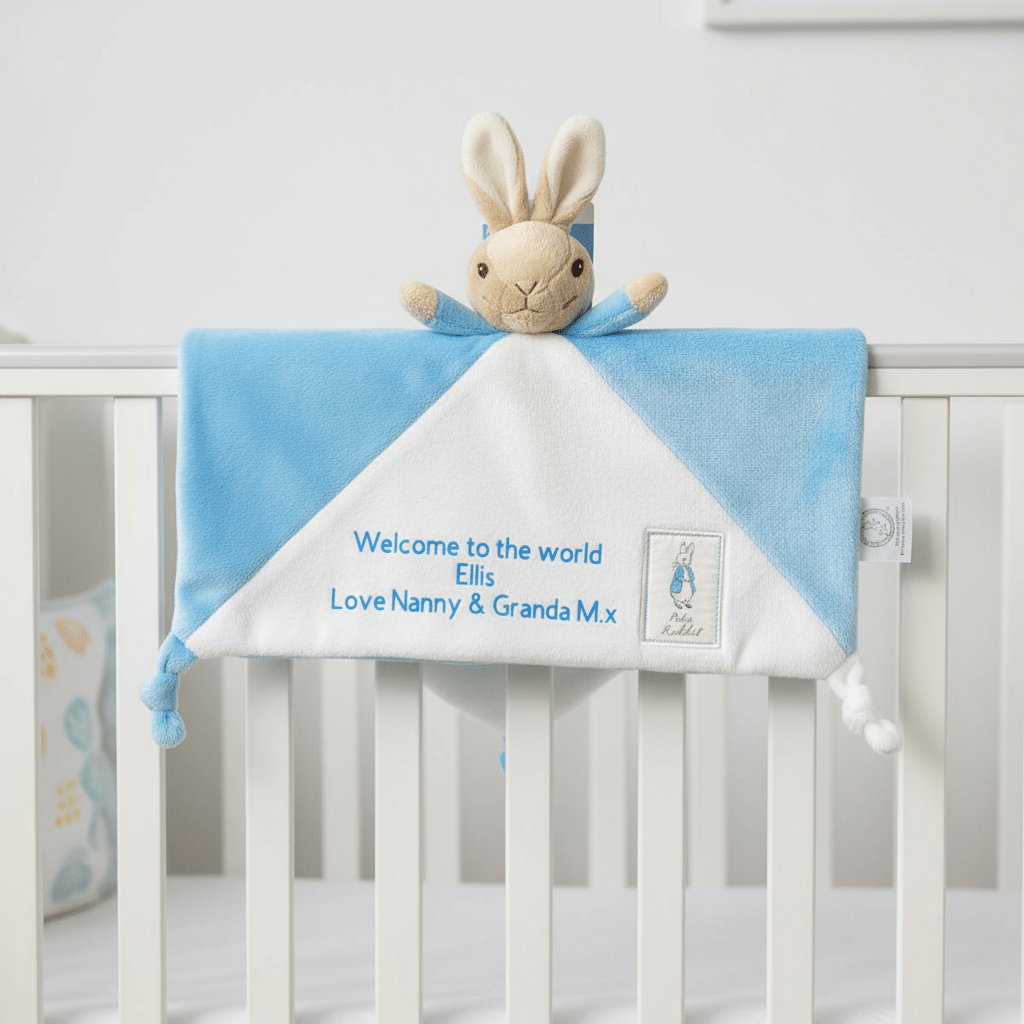 Personalised Beatrix Potter's Peter Rabbit Comfort Blanket - Chic Petit