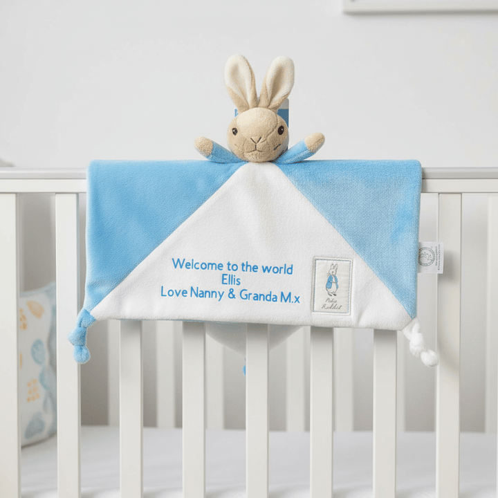 Personalised Beatrix Potter's Peter Rabbit Comfort Blanket - Chic Petit