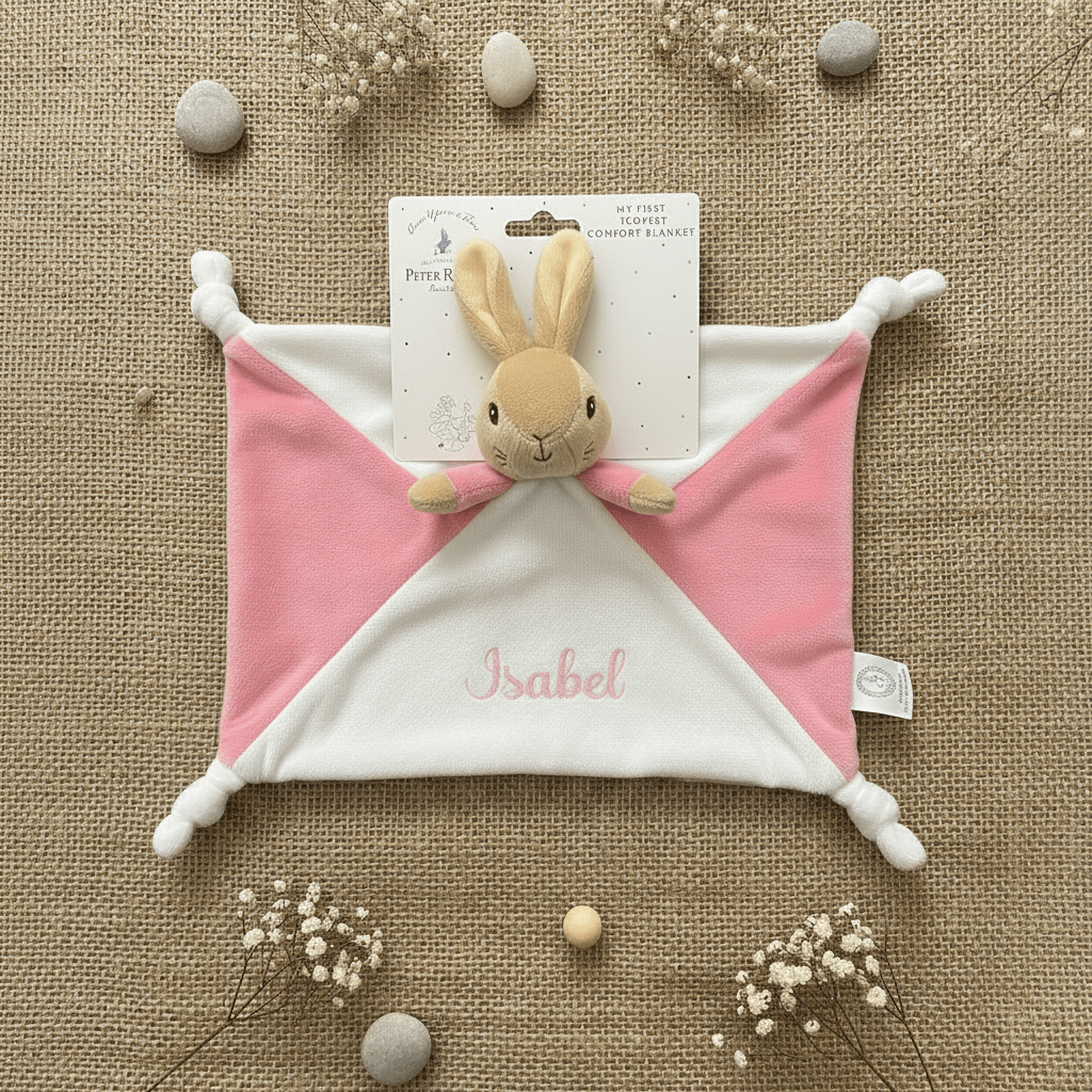 Personalised Flopsy Bunny Comfort Blanket - Chic Petit