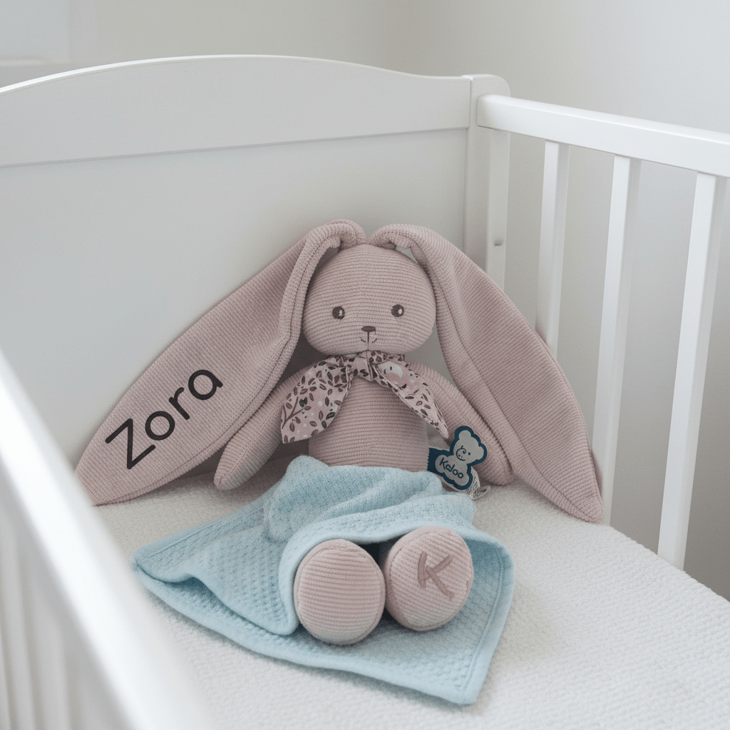 Personalised Lapinoo Small Soft Toy Rabbit 25cm - Lilac - Chic Petit