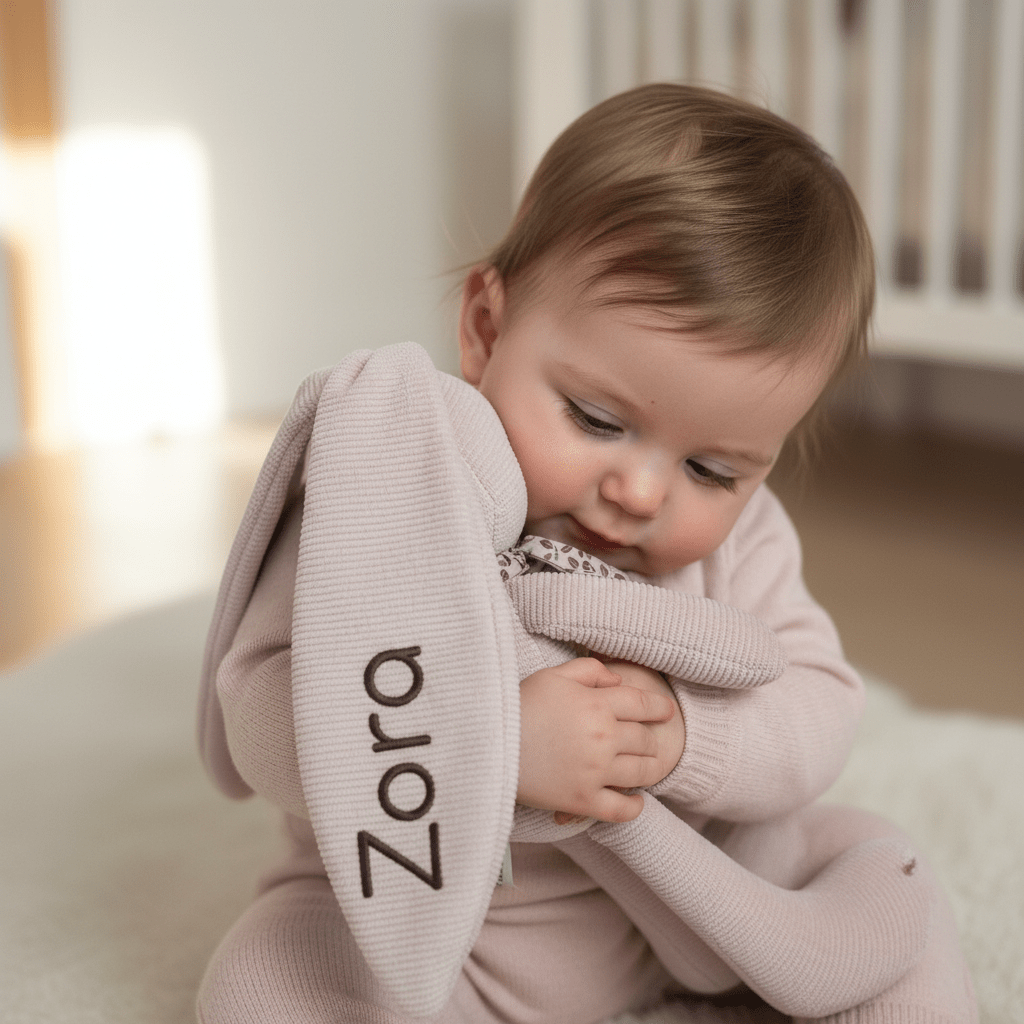 Personalised Lapinoo Small Soft Toy Rabbit 25cm - Lilac - Chic Petit