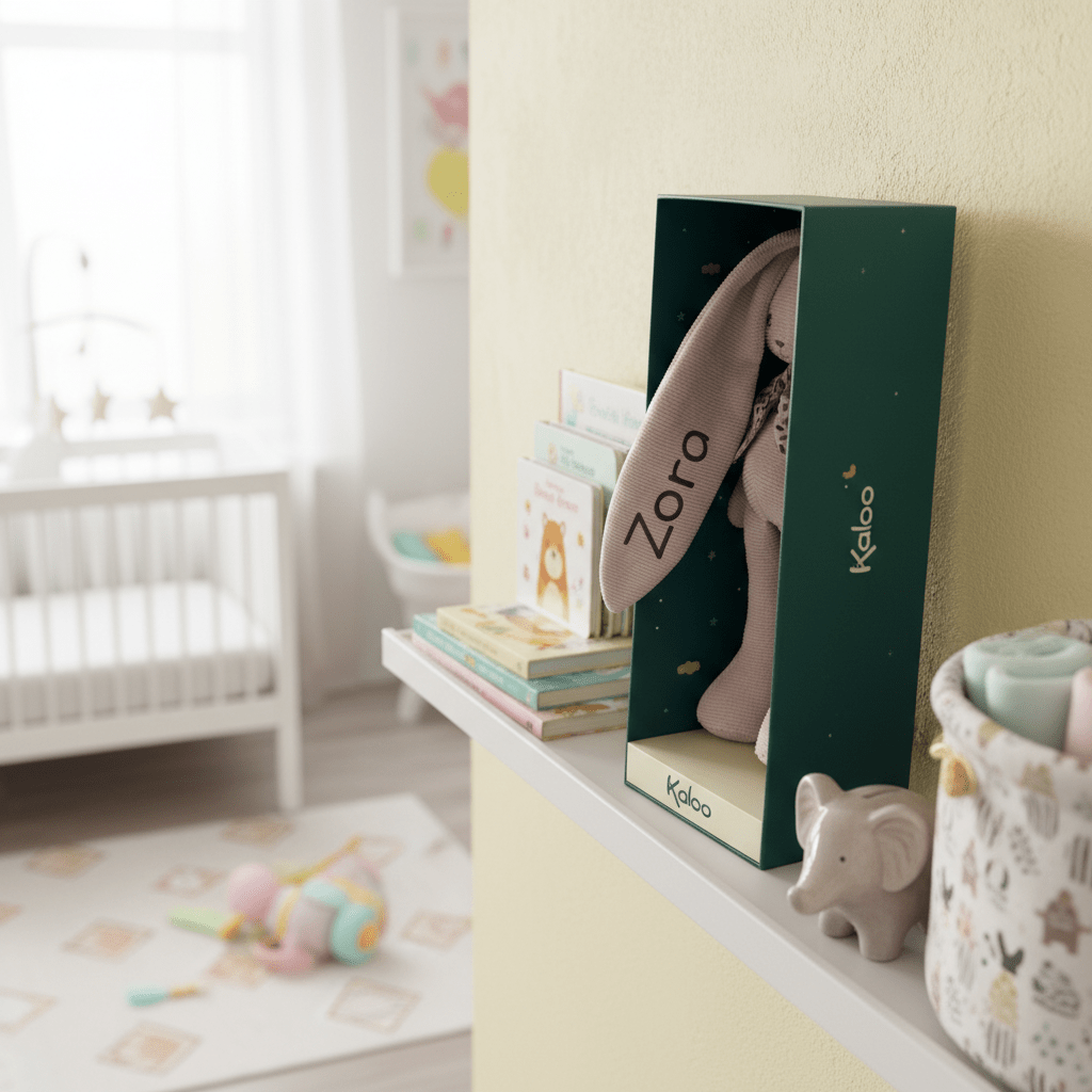 Personalised Lapinoo Small Soft Toy Rabbit 25cm - Lilac - Chic Petit