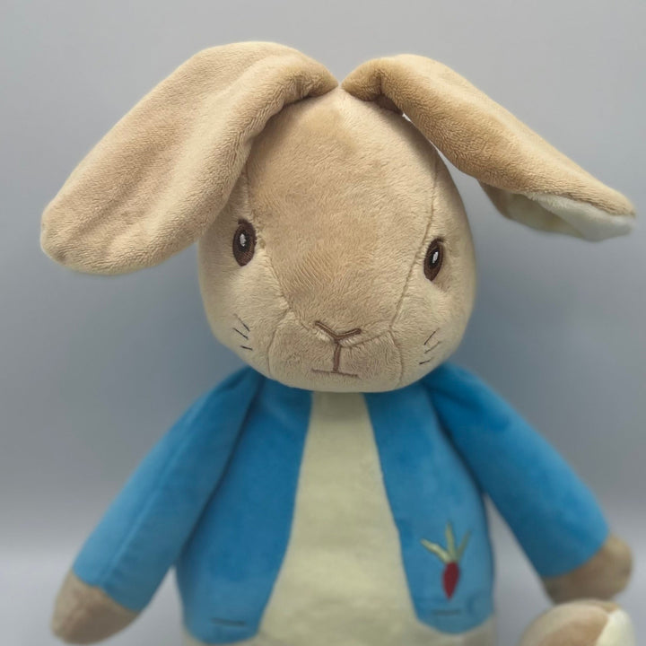 Personalised baby sleep aid — Peter Rabbit plush and nightlight set