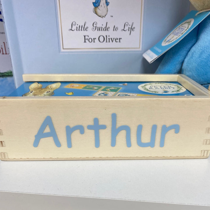 Personalised Peter Rabbit Wooden Dominos Set - Chic Petit