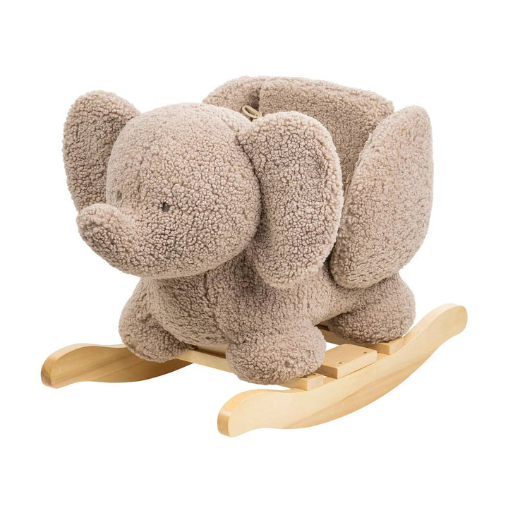 Personalised Rocking Teddy Elephant Ecru or Taupe - Chic Petit