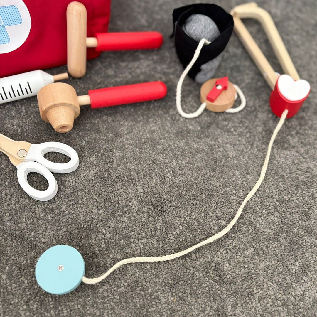 Personalised Wooden Doctors Play Set - Chic Petit
