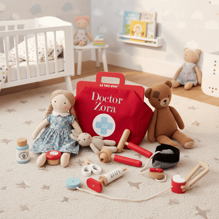 Personalised Wooden Doctors Play Set - Chic Petit