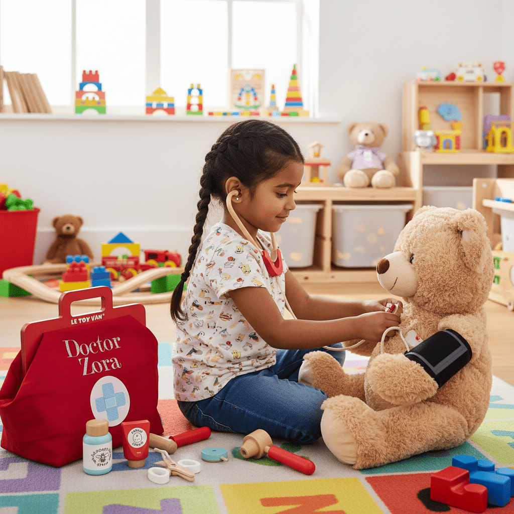 Personalised Wooden Doctors Play Set - Chic Petit