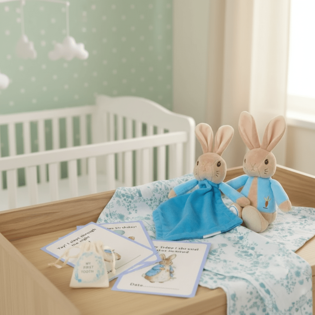 Peter Rabbit Memories Gift Set — Newborn Keepsake Box - Chic Petit